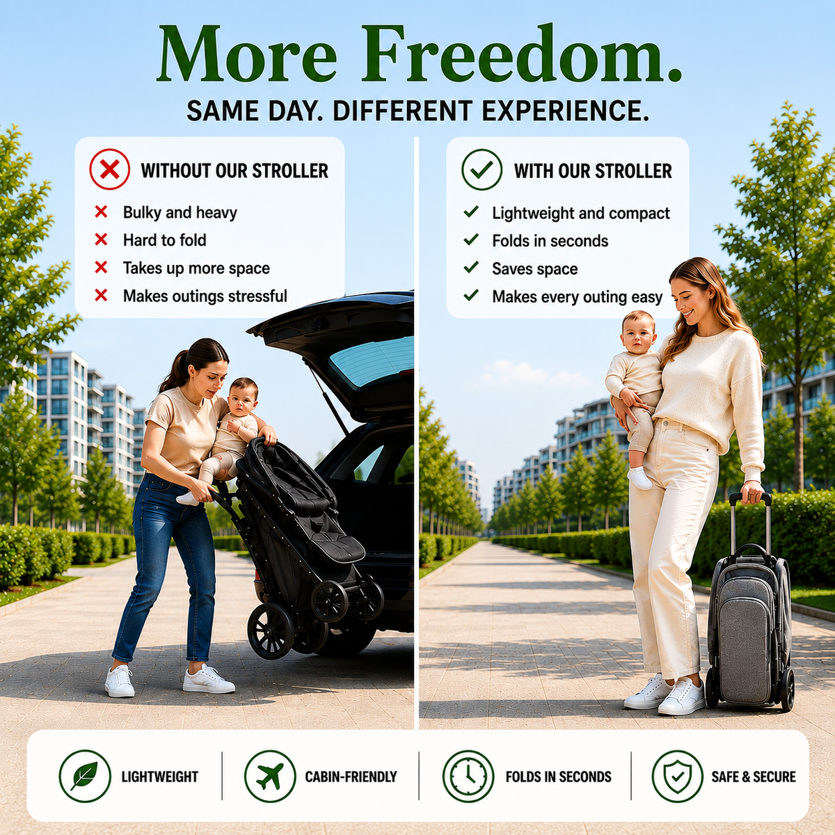 Lumi™ - Lightweight Travel Stroller