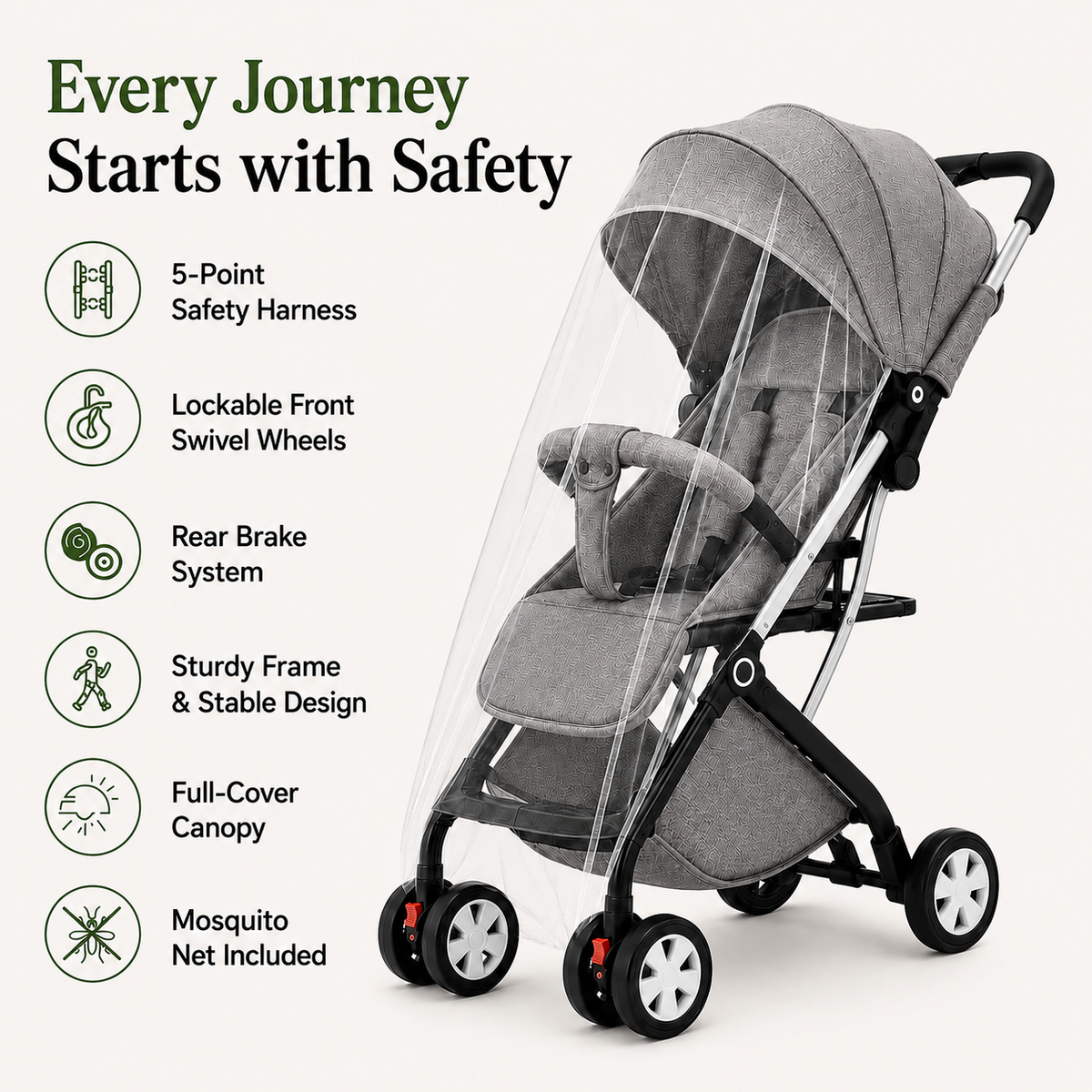 Lumi™ - Lightweight Travel Stroller