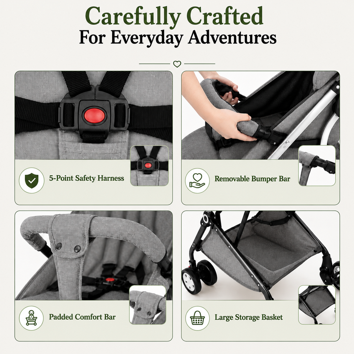 Lumi™ - Lightweight Travel Stroller